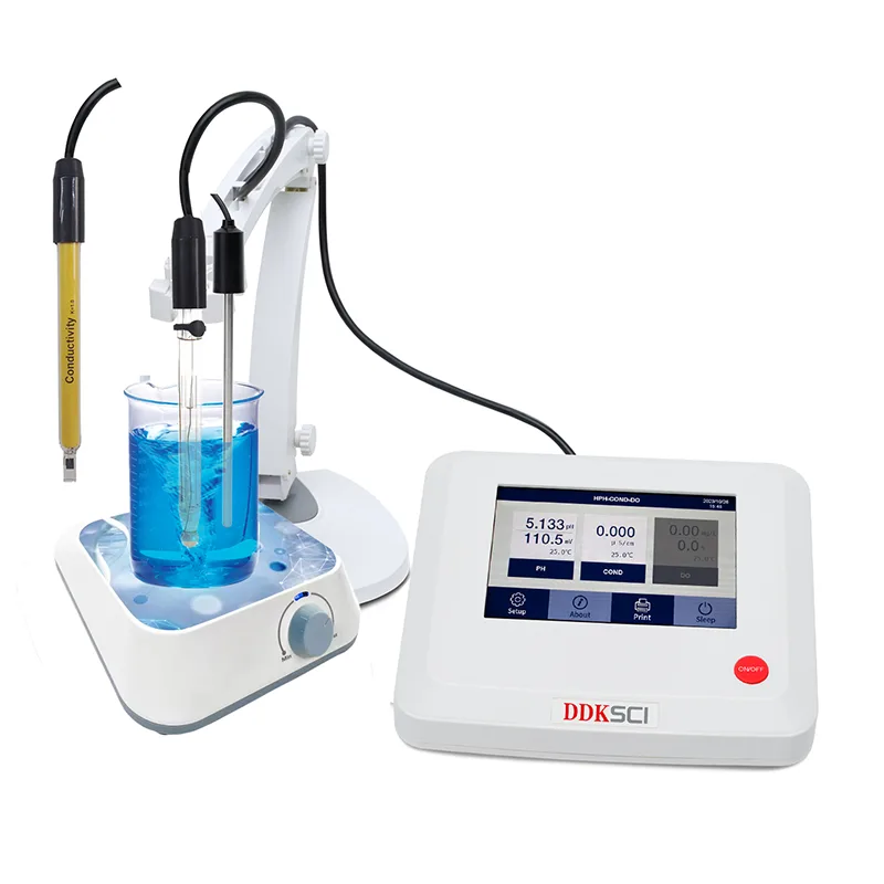 Màn hình cảm ứng pH Cond Meter để bàn
