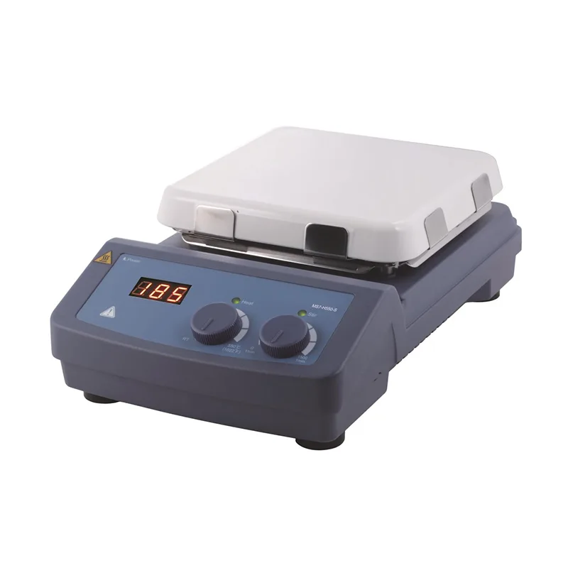 Máy khuấy từ đĩa nóng với tấm gốm 7 inch